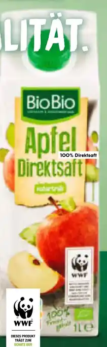 Netto Marken-Discount BioBio Bio-Apfel Direktsaft Angebot