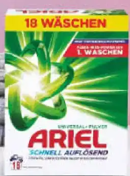 Netto Marken-Discount Ariel Universalwaschmittel Pulver Angebot