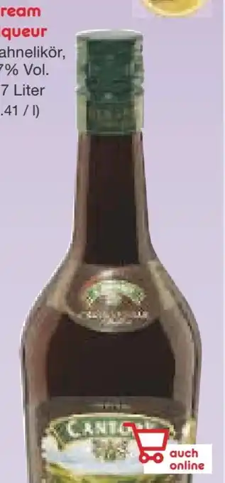 Netto Marken-Discount Cantory Cream Liqueur Angebot