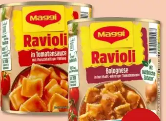 PENNY Maggi Ravioli in Tomatensauce mit Fleischhaltiger Füllung Angebot
