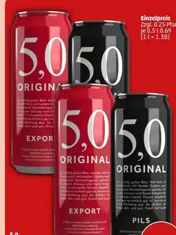 PENNY Oettinger 5,0 Original Export Angebot