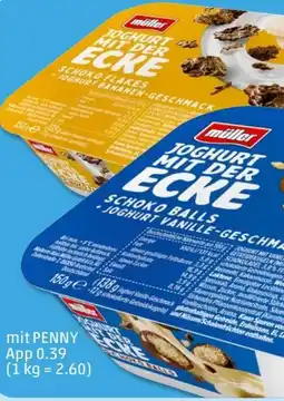 PENNY Müller Joghurt mit der Ecke Angebot