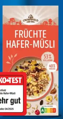 Lidl Crownfield Hafer Müsli Früchte Angebot