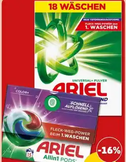 PENNY Ariel Universalwaschmittel Pulver Angebot