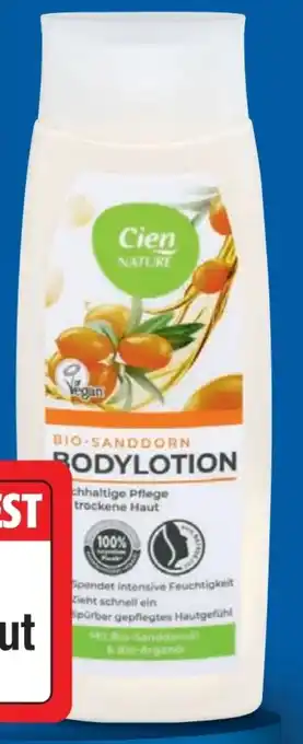 Lidl Cien Nature Bio Bodylotion Sanddorn Angebot