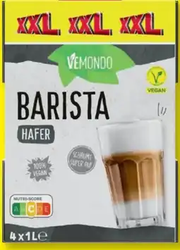 Lidl Vemondo Veganer Hafer-Drink Barista XXL Angebot