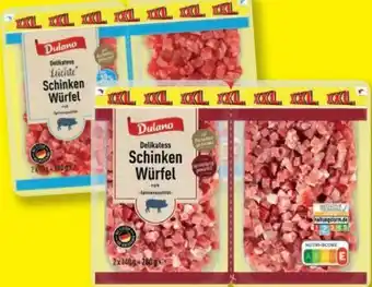 Lidl Dulano Delikatess Schinkenwürfel XXL Angebot