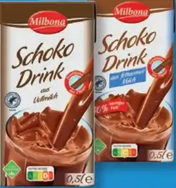 Lidl Milbona Schoko Drink aud Vollmilch Angebot