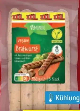 Lidl Vemondo Vegane Bratwurst XXL Angebot
