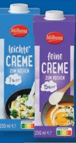 Lidl Milbona Feine Creme zum Kochen Angebot
