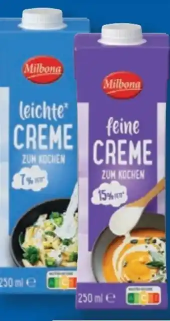 Lidl Milbona Feine Creme zum Kochen Angebot