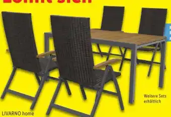 Lidl Livarno Home Geflecht Gartenmöbelset Valencia Angebot