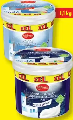 Lidl Milbona Sahne-Joghurt Griechischer Art XXL Angebot