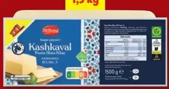 Lidl Milbona Kashkaval Käse XXL Angebot