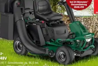 Lidl Parkside Akku-Aufsitzrasenmäher PAAM 48 A1 1 Angebot