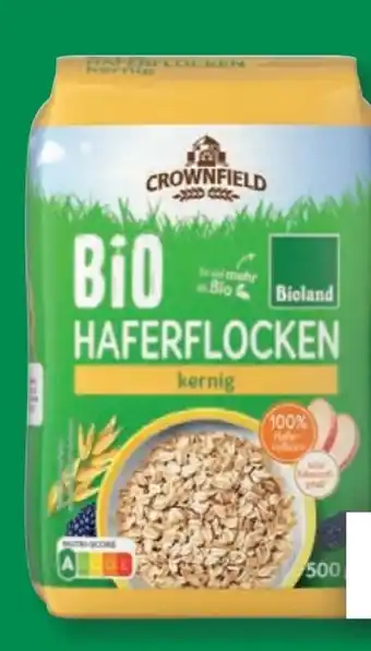 Lidl Crownfield Bio Haferflocken Angebot