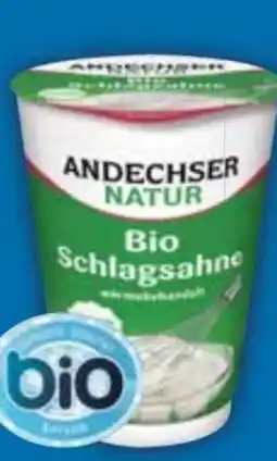 E-Center Andechser Natur Bio Schlagsahne Angebot