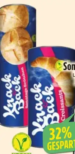 Edeka Knack & Back Sonntags-Brötchen Angebot