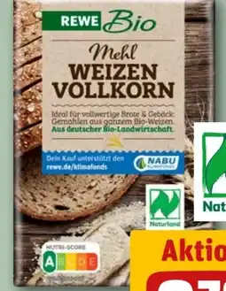 REWE Center Rewe Bio Bio-Weizen-Vollkornmehl Angebot