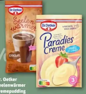 REWE Center Dr. Oetker Seelenwärmer Cremepudding Angebot
