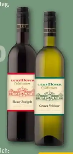 REWE Center Lenz Moser Selection Blauer Zweigelt Angebot