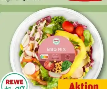 REWE Center Rewe to go Salatschale BBQ-Mix Angebot