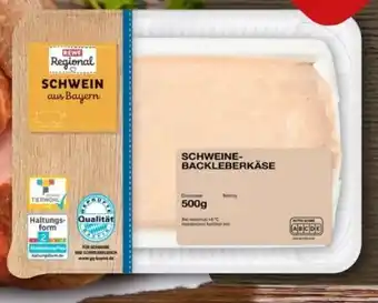 REWE Center Rewe Regional Schweine-Backleberkäse Angebot