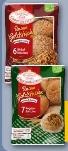 REWE Center Coppenrath & Wiese Unsere Goldstücke 6 Dinkelbrötchen Angebot