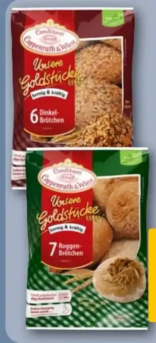 REWE Center Coppenrath & Wiese Unsere Goldstücke 6 Dinkelbrötchen Angebot