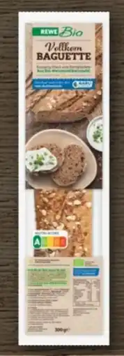 REWE Center Rewe Bio Vollkorn-Baguette Angebot