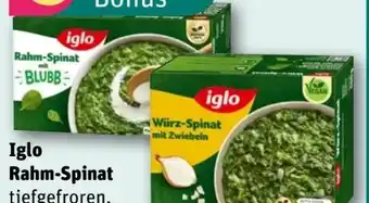REWE Center Iglo Rahm-Spinat Angebot