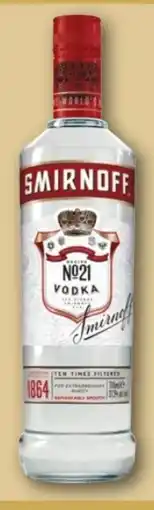 REWE Center Smirnoff Premium Vodka Red Label Angebot