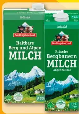 REWE Center Berchtesgadener Land Frische Bergbauern Milch Angebot