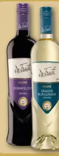 REWE Center Dr. Faust Grauer Burgunder Vegan Angebot