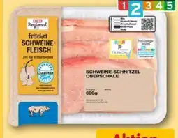 REWE Center Rewe Regional Schweine-Schnitzel-Oberschal Angebot