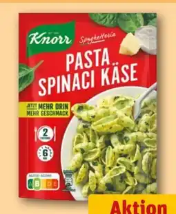 REWE Knorr Spaghetteria Pasta Spinaci Käse Angebot