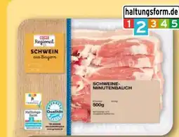 REWE Rewe Regional Schweine-Minutenbauch Angebot