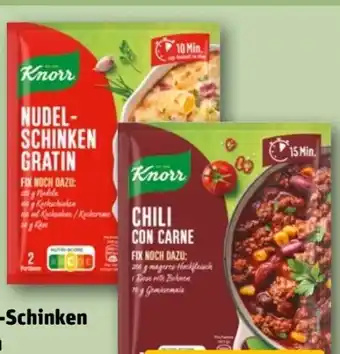 REWE Knorr Fix Nudel-Schinken Gratin Angebot