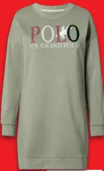 Lidl Esmara x U.S. Grand Polo Damen Sweatkleid Angebot