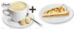 Scheck-in-Center Scheck-in Manufaktur Tasse Kaffee+1 Stück Aprikosen Rahmkuchen Angebot