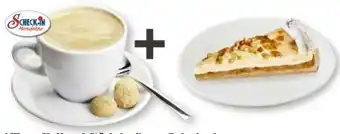 Scheck-in-Center Scheck-in Manufaktur Tasse Kaffee+1 Stück Aprikosen Rahmkuchen Angebot