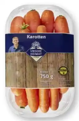 Scheck-in-Center Unsere Heimat Möhren Angebot