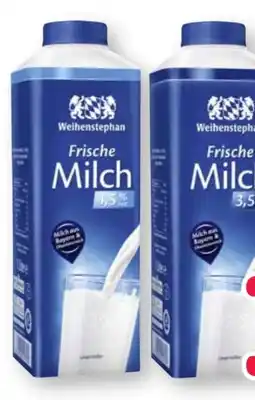 Scheck-in-Center Weihenstephan Frische Milch Angebot