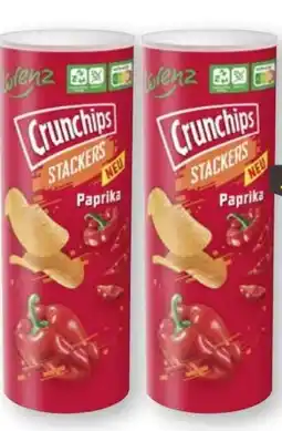 Scheck-in-Center Lorenz Crunchips Stackers Angebot