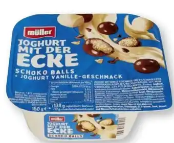 Scheck-in-Center Müller Joghurt mit der Ecke Angebot