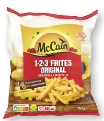 Scheck-in-Center McCain 1-2-3 Frites Angebot