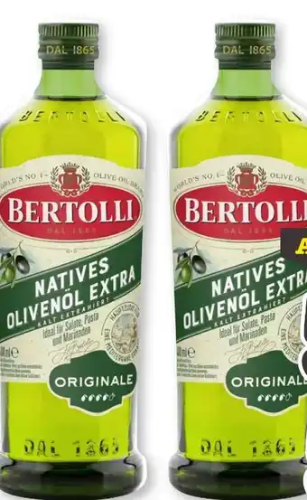 Scheck-in-Center Bertolli Olivenöl Angebot