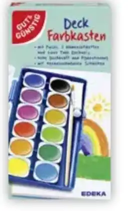 Scheck-in-Center Gut & Günstig Deckfarbkasten Angebot