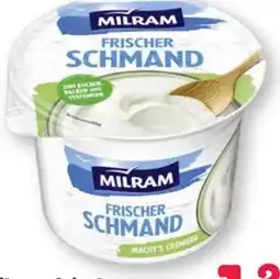 Scheck-in-Center Milram Frischer Schmand Angebot
