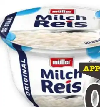 Scheck-in-Center Müller Milchreis Original Angebot
